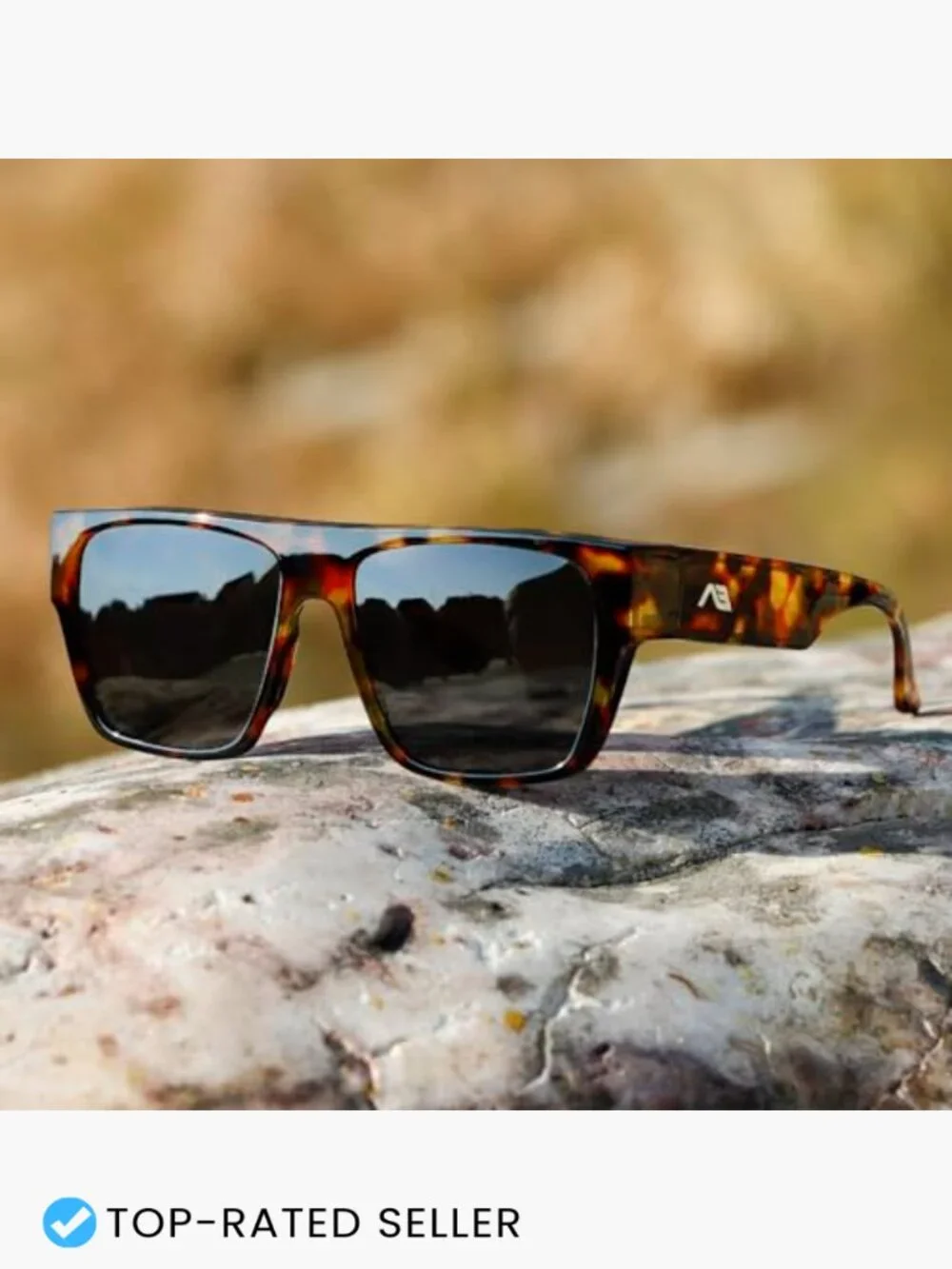 Fit Over Glasses Square Sunglasses Polarized UV400 Protection Trendy Retro